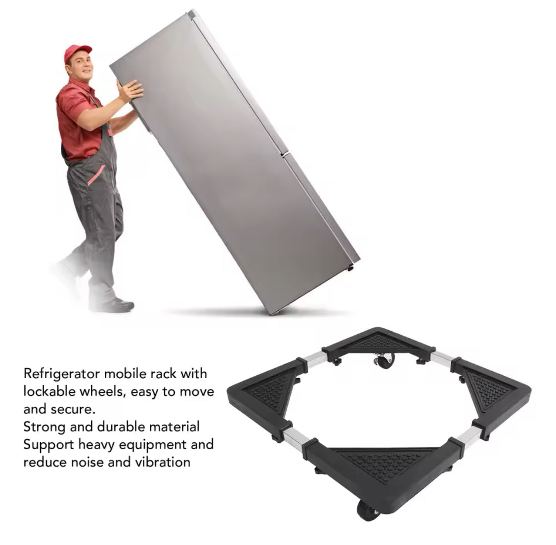 Multifunctional Movable Floor Trolley Stand, Washing Machine Fridge Stand, Adjustable Base Rack Stand With Universal Wheels Multifunctional Movable Floor Trolley Stand, Washing Machine Fridge Stand, Adjustable Base Rack Stand With Universal Wheels